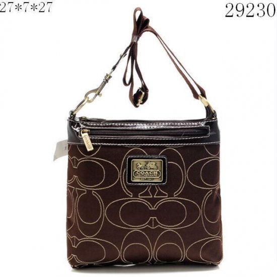 Coach Swingpack In Signature Medium Coffee Crossbody Bags AXB - Click Image to Close